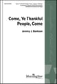 Come, Ye Thankful People, Come SATB choral sheet music cover